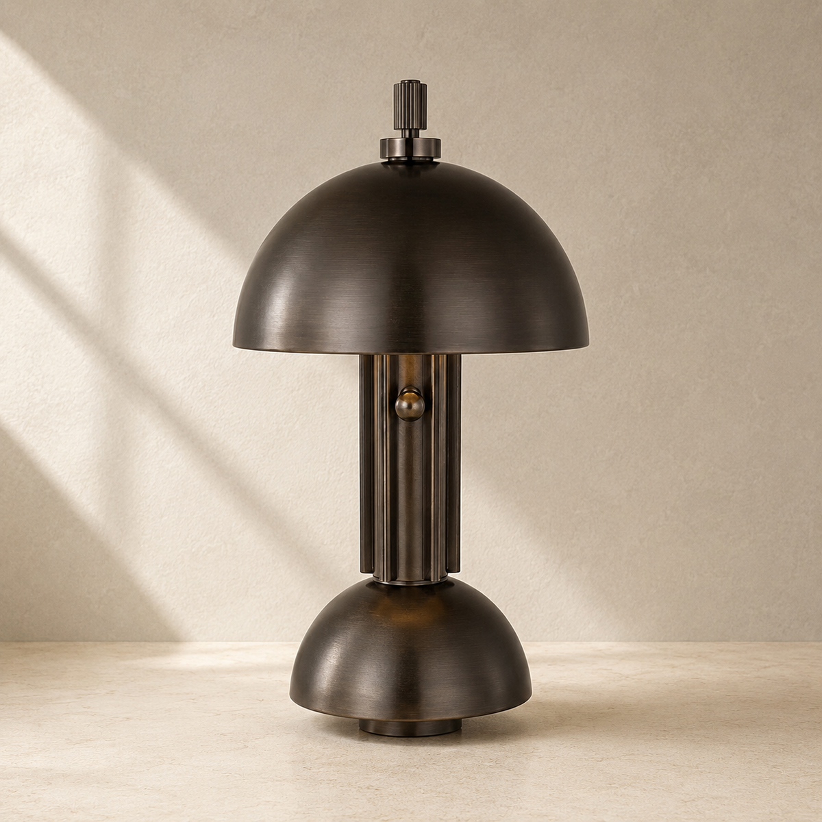 Grey 13.5-inch LED desk lamp