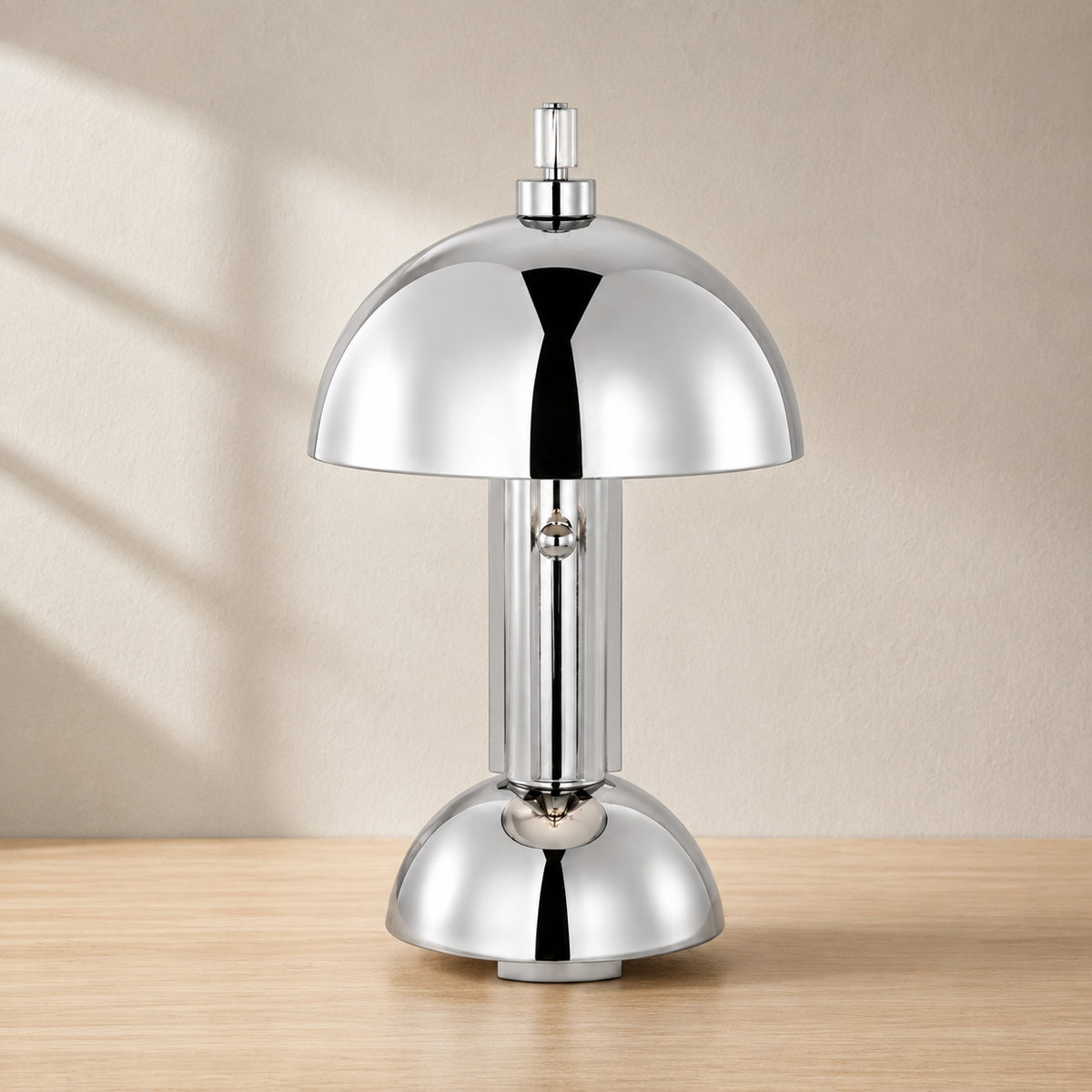 Silver 13.5-inch LED desk lamp