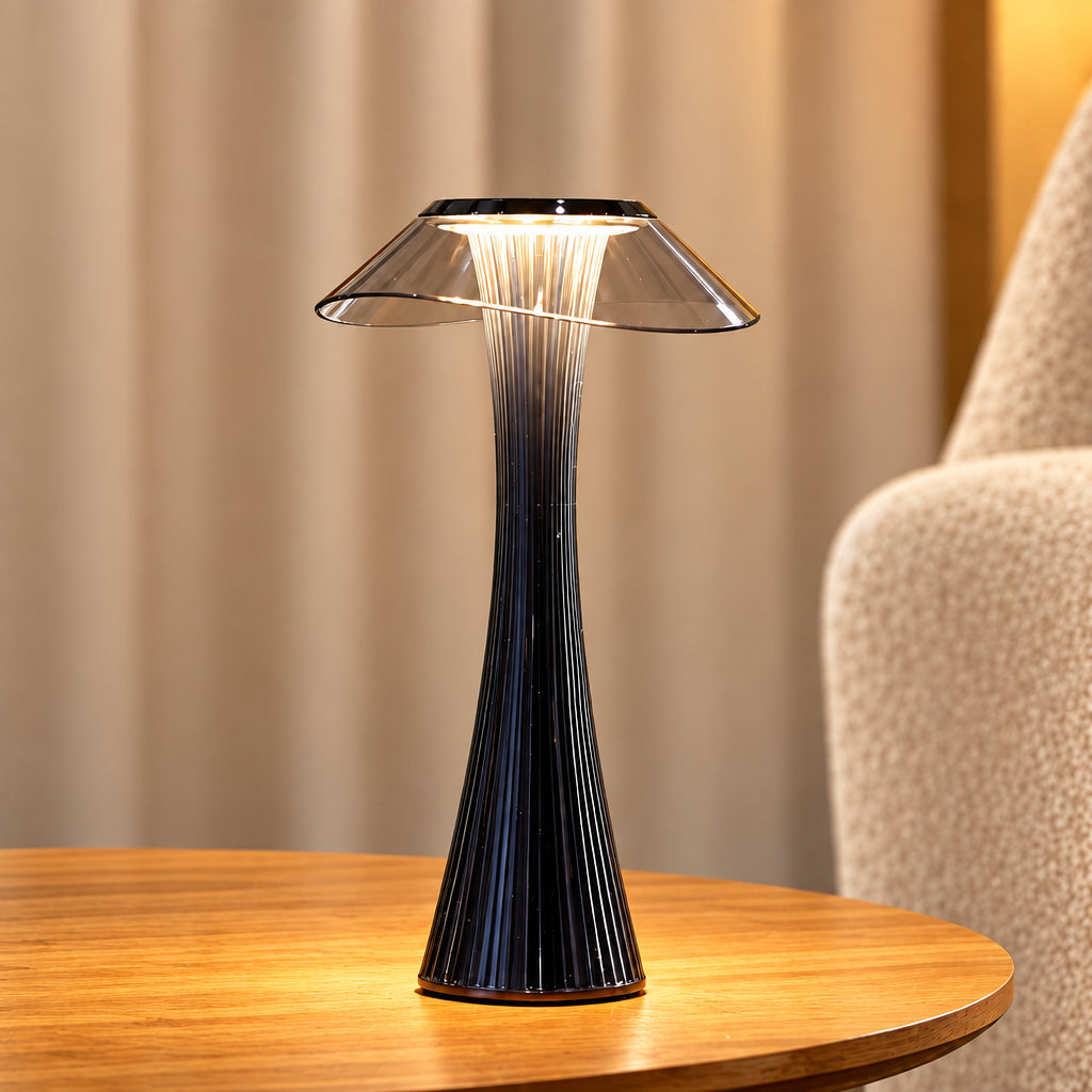 Small Waist Table Lamp with USB Charging for Bedroom Bedside
